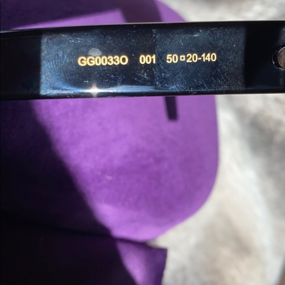Gucci Black Logo Optical Frames Neverused Made In… - image 4